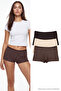 Brown-Multicolor 3-Piece Cotton Blend Plain-And Polka Dot Boxer Briefs Thmaw27Ku00022
