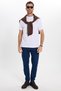 Men's Loose Fit Comfortable Cut 100% Cotton Short Sleeve White Crew Neck T-Shirt - 2