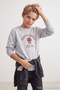 Kar Melanj Boys' Cotton Printed Crew Neck Thick Non-Padded Knitted Sweatshirt Tkdaw27Sw00005