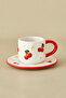 Grapebloom 2-Person Cherry Patterned Coffee Cup Set 100 ml - 3