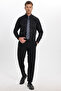 Men's Regular Fit Comfortable Cut Black Non-Iron Cotton Shirt - 2