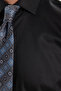 Men's Regular Fit Comfortable Cut Black Non-Iron Cotton Shirt - 6