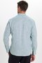Men's Regular Fit Comfortable Cut 100% Cotton Linen Effect Plain Green Shirt with Folded Sleeves - 8