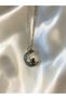 Blue Enamel Steel Necklace with Owl and Crescent Figures - 3