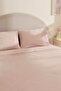 Teora 100% Cotton Lace Double Duvet Cover Set Powder - 5