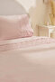 Elaria Lace Double Duvet Cover Set Powder - 4