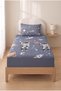 Astronaut Pattern Single Quilted Fitted Waterproof Mattress Pad Set (1 Pillowcase Included) - 6
