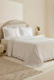 Branley Ruffled Single Bedspread Set White - 2