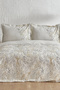 Bled Gray 100% Cotton Double Duvet Cover Set