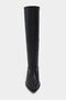 Herbert Black Matte Pointed Toe Block Heel Women's Boots - 7