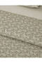Lora sage duvet cover set 200x220 cm khaki - 2