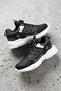 Kids Ds Rubick Smart Lace-Up Black Smoked Children's Sneaker Casual Sports Shoes - 2