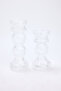 2-Piece Glass Candle Holder & Decorative Object Tphaw27Sm00001 - 2