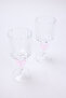 Set of 2 Heart-Shaped Footed Presentation Glasses & Bowls Tphaw27Kdh00003 - 2