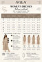 Long-sleeve plain pleated dress - 2