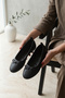 Women's Ballerinas Black Stylish Casual Shoes - 5