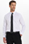 Men's Slim Fit Non-Iron Cotton White Shirt - 4