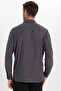 Men's Regular Fit Comfortable Cut Long Sleeve Cotton Easy-Iron Dobby Gray Shirt - 8