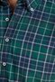 Men's Regular Fit Classic Cut Button Lapel Small Checkered Cotton Shirt - 8