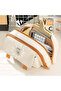 Multi-Section, Large Capacity Canvas Pencil Case for Primary and Secondary School Students - 3