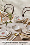Forever Bone Antique 24 Parça 6 Kişilik Yemek Takımı - 6