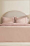 Nuvia Laced Double Duvet Cover Set Powder