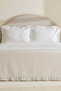 Branley Ruffled Single Bedspread Set White