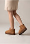 Cozy Fur Lined Thick Sole Winter Women's Boots Brown - 5
