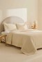 Elarıs Gofre Double Bedspread Set Ecru - 2