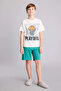 100% Cotton Regular Fit Printed 2-Piece Pajama Set for Boys G8830A826Hs - 2