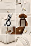 Women's Shoulder Bag Large Size Wide Volume Shawl Detailed Multi-Compartment Daily Tote Bag Elt0348 - 5