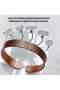 "Dual Forged Copper Bracelet - Stylish and Spiritual Design"