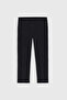 Men's Black Non-Iron Non-Marking Tie-Waist Jogger Pants Slim Fit - 10