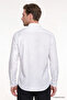 Men's White-Grey 100% Cotton Slim Fit Classic Collar Printed Shirt - 7