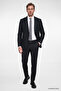 Men's Black Slim Fit Slim Fit Vest Suit Swallow Collar with Cover Pocket - 7