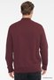 Men's Burgundy Cotton Standard Fit Regular Cut Half Turtleneck Sweatshirt - 5