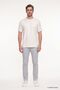 Men's Stone 100% Cotton Modern Fit Regular Cut Crew Neck T-Shirt - 2
