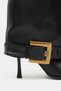 Sery Black Matte Gaiter Buckle Detail Pointed Toe Women's Heeled Boots - 5