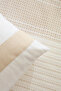 White Coll Rise 100% Cotton Linen Double Pique Set Beige - 6