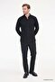 Men's Black Non-Iron Non-Marking Tie-Waist Jogger Pants Slim Fit