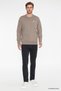Men's Mink Cotton Standard Fit Regular Cut Crew Neck Sweatshirt - 3