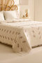 Incanto 100% Cotton Muslin Double Brodeed Pique Set Mink - 3