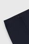 Men's Navy Blue Comfort Fit Relaxed Cut Flexible Classic Trousers with Side Pockets - 11