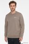 Men's Mink Cotton Standard Fit Regular Cut Crew Neck Sweatshirt - 2