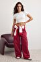 Siyah-Ekru 2'li Paket Crop Viskoz/Yumuşak Kumaş Esnek Örme Bluz TWOSS23BZ00108 - 5