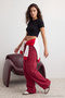 Siyah-Ekru 2'li Paket Crop Viskoz/Yumuşak Kumaş Esnek Örme Bluz TWOSS23BZ00108 - 4