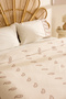 Incanto 100% Cotton Muslin Double Brodeed Pique Set Mink - 10