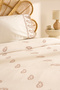 Incanto 100% Cotton Muslin Double Brodeed Pique Set Mink - 4