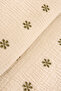 Carezza 100% Cotton Muslin Double Brodeled Pique Set Green - 10