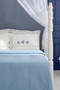 Virelle 100% Cotton Nish Set Double Pique Set Blue - 3